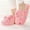Pink, variant on New Indoor Home Slippers Cotton Fabric Slippers Home Slippers Couples Wooden Floor Slippers For Women Girls