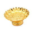 thumbnail image 4 of Bandeja de Plato budista Bandeja de frutas con forma de loto Rituales de altar Suministros para altar Decoración para difuminar Plato de frutas, 4 of 8