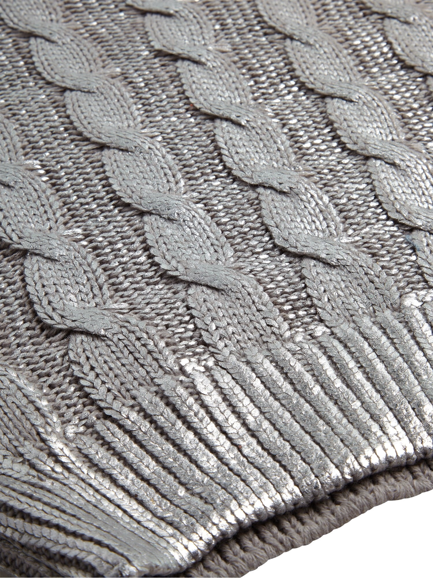 Jessica Simpson Girls Foil Knit Sweater, Sizes 7-16