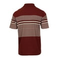 thumbnail image 4 of Gioberti Mens Multiple Stripe Polo Shirt with Pocket, 4 of 4