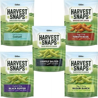 Harvest Snaps Lightly Salted, Baked Green Pea Snacks, 6 oz - 2 Pack