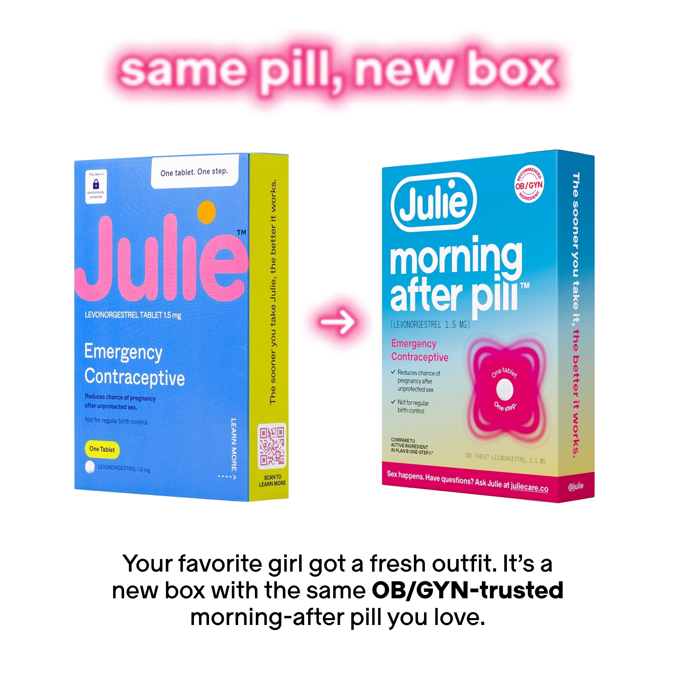 Julie Morning After Pill - 1 Count Emergency Contraceptive