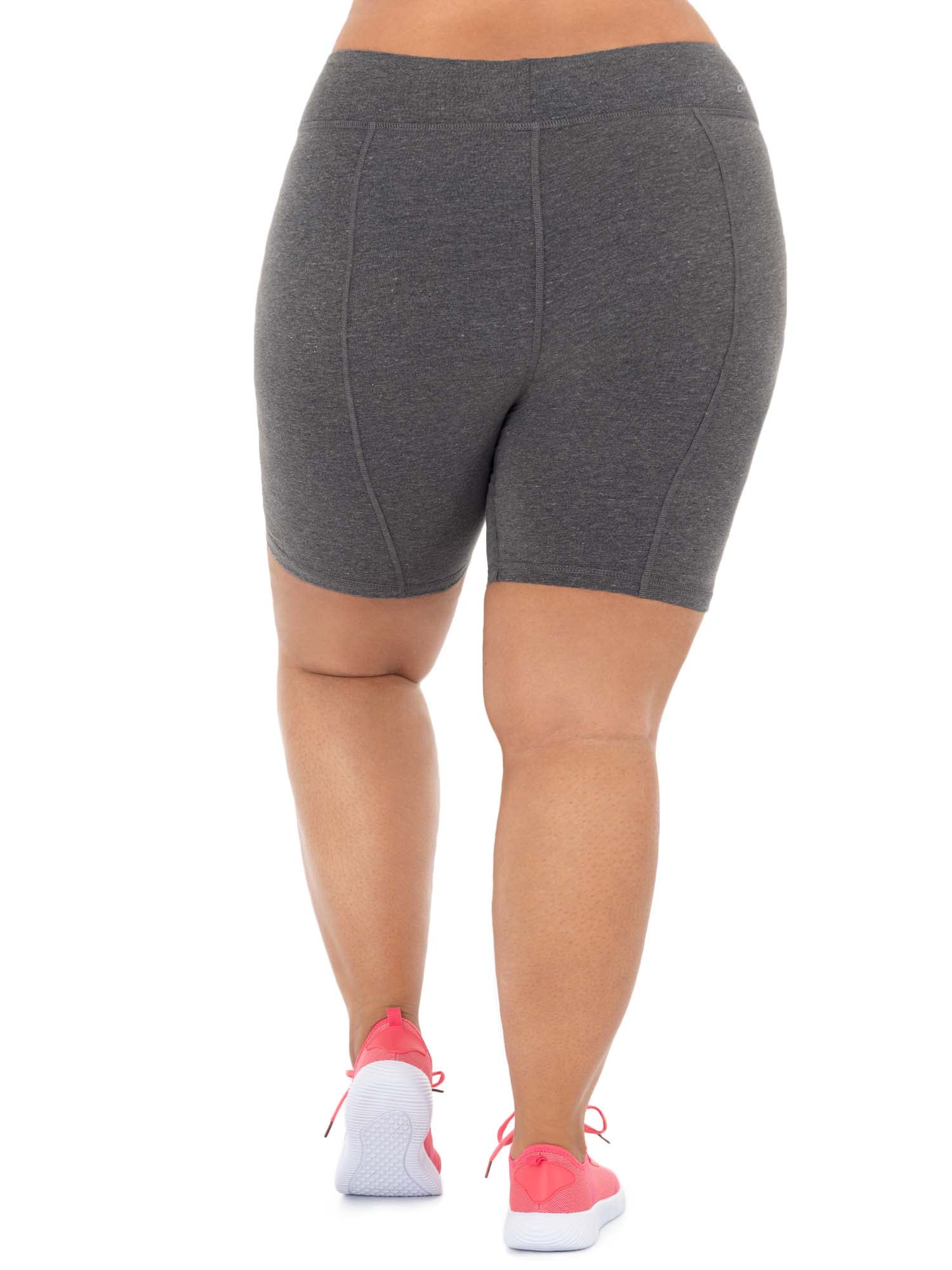 Athletic Works Women's and Women's Plus Core Active Dri-Works Bike Shorts, 1 and 2-Pack, Sizes S-4X