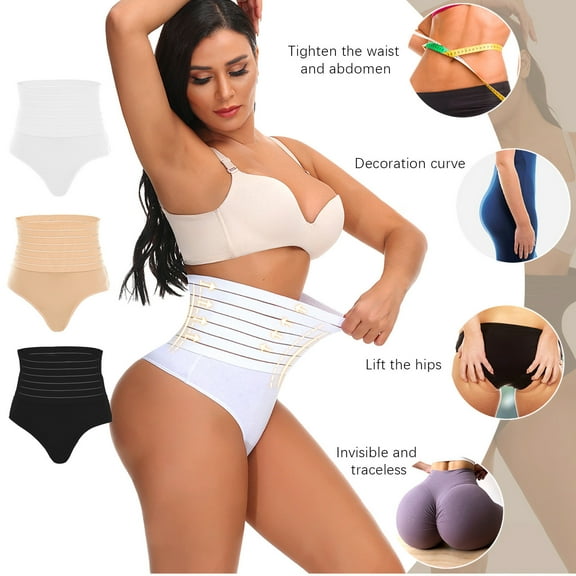 Zpanxa Panties for Women, Women's High Waist Corset Underwear Abdominal Lifter Hip Shaper Stretch Body Shaper Seamless Shapewear Briefs