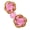 Pink and gold, variant on Ywmsfl Elegant Chinese Bead Buttons for Traditional Cheongsam Accessories Multicolored Button