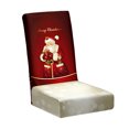 thumbnail image 2 of Puntoco Fundas para sillas navideñas Fundas para sillas de comedor con respaldo alto y cobertura total Fundas para sillas decorativas elásticas de ambiente, 2 of 6