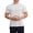 White, variant on Mens Golf Shirts Round Neck Solid Color Short Sleeved Mens Clothing,White,2XL