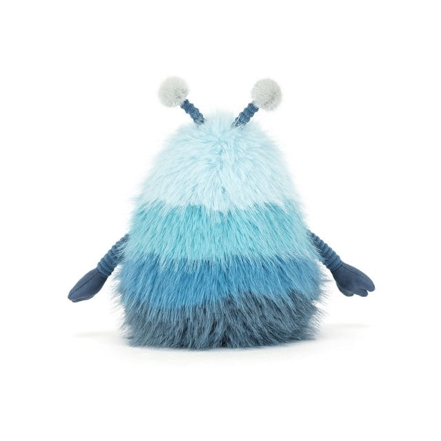 Jellycat Zumblebi Alien Soft Toy, 9.1 inch, Fluffy Blue Ombre Plush Alien Stuffed Animal with Pom-Pom Antennae