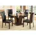 thumbnail image 2 of Furniture of America Waverly Wood 5-Piece Dining Table Set in Brown Cherry, 2 of 6