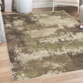 thumbnail image 1 of Modern Area Rug with Non-Slip Backing, Contemporary Themed Design Camouflage Tones of Abstract Weathered Shapes, Quality Carpet for Bedroom and Room, 4' X 5.7', Khaki Umber Dark Taupe, by Ambesonne, 1 of 1