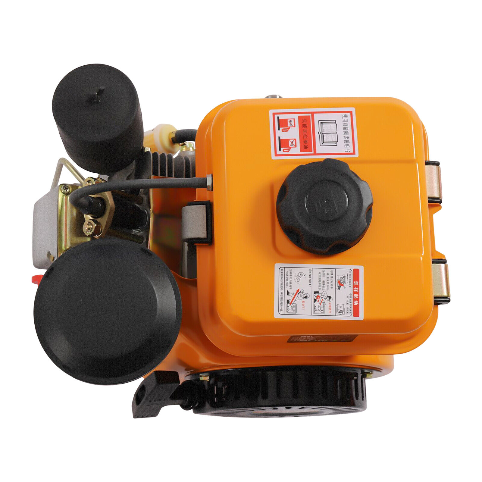 Diesel Engine 196cc Air Cooled Horizontal Single Cylinder Engine  2.2KW