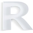 thumbnail image 1 of Soul & Lane Fillable Cardboard Letter Box for Charcuterie and Candy, Paper Mache Décor Tray for Birthday Parties, Weddings - Letter R, 1 of 6
