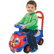 Kiddieland Unisex Kid Push & Pedal Ride-On, Plastic Multi-color, 19.50x9.85x18.25 Inches, 5.1 lbs