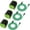 Green, variant on 3 Pack Compatible with iPhone Charger with USB A to Lightn-ing Cable 6FT,Dual Port Charger Block Phone Charger with Fast Charging Cord,USB Wall Charger Aadpter Compatible for iPhone14/13/12/11(Green)