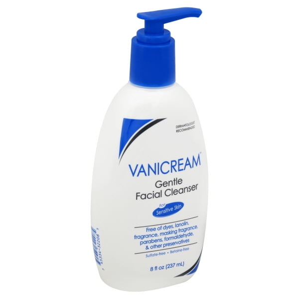 Vanicream Gentle Facial Cleanser with Pump Dispenser 8 oz