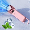 thumbnail image 5 of Gnmfd Coolings Fan Silent USB Air Conditioner Mini Desktop Rechargeable Brushless Vertical Blowing 100 Speeds Foldable Ice Making Fan for Bedroom Office Outdoor Summer Portable Cooling, 5 of 6