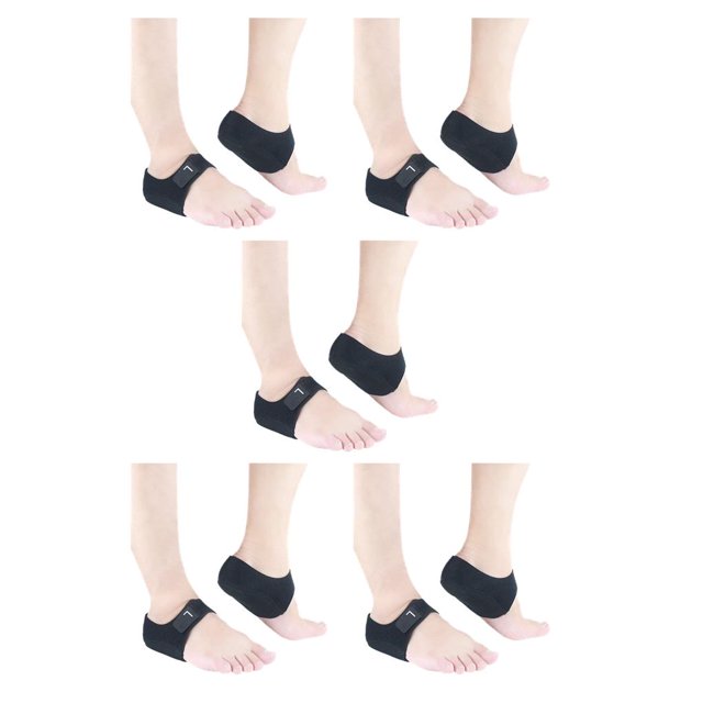 Seitruly Paquete de 2 fundas para pies, protectores de talón reutilizables elásticos, mangas para aliviar el dolor, soporte de portátil, Type2 NO2