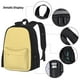 thumbnail image 3 of Easygdp Yellow Gingham Mochila para Niños y Niñas con Set de Caja de Almuerzo y Estuche para Lápices 3 en 1, Mochila Escolar Estampada para Adolescentes, 3 of 7