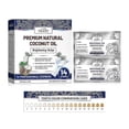 thumbnail image 1 of Whitening Strips, Coconut Mint Flavor, for Adults, 14 Pieces, Teeth Brightening, Oral Care, 1 of 5