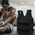 thumbnail image 6 of TIFOR 44 lb/20KG Adjustable Weighted Vest Jacket Exercise Training Fitness Waistcoat for Men, Women, 6 of 10