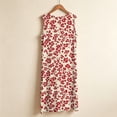 thumbnail image 4 of Juesizh Nightgowns for Women Plus Size Round Neck Loungewear Comfy Loose Casual Print Sleeveless Sleepwear, S-5XL, 4 of 6