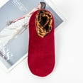 thumbnail image 3 of Visland Women Slipper Socks, Fashion Casual Leopard Soft Cozy Double Layer Thicken Plush Lining Winter Feet Warmer Floor Ankle Socks for Daily Wear, 3 of 8
