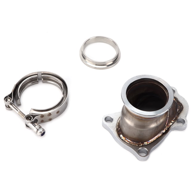 Adaptador De Brida De 5 Pernos, Adaptador De Brida Turbo, Instalación De Soldadura De Aleación De Aluminio Y Hierro, Aplicación Amplia Para Coche ANGGREK Otros