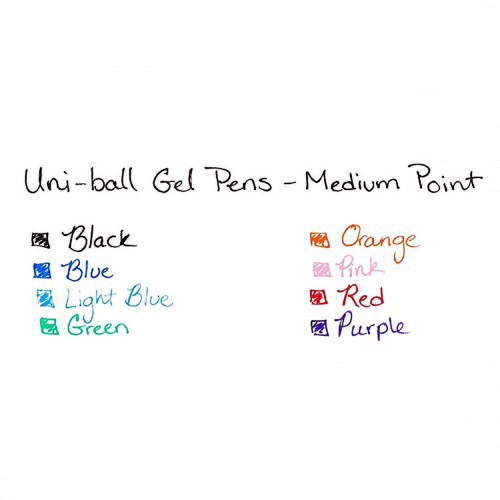 Uni-Ball 33950 Signo 207 Retractable Gel Pen, Black Ink, 0.7Mm, Dozen