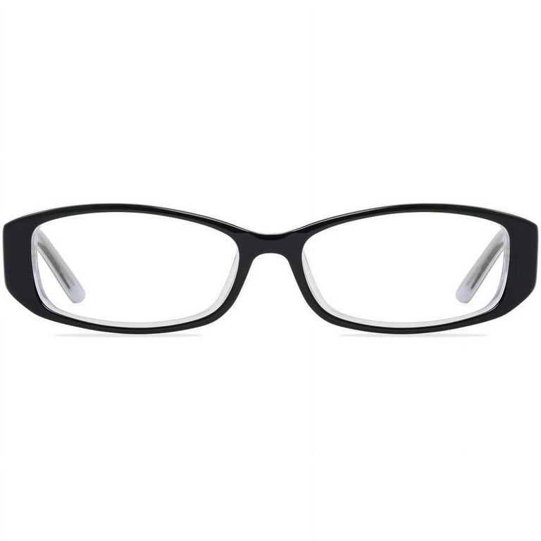 Womens black and 2025 white eyeglass frames