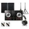 Pioneer DJ DJ Package with DDJ-SB3 Controller and VARI V2200 Series Speakers 12" Mains