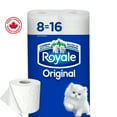 thumbnail image 1 of Royale Original, 2 Ply Toilet Paper, 8 Equal 16 Bathroom Tissue Rolls, 1 of 15