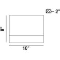 thumbnail image 2 of 31436-014 Eurofase Lighting Halpern - 4W 4 LED Wall Sconce-8 Inches Tall and 10 Inches Wide, 2 of 2