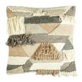 thumbnail image 3 of SAFAVIEH Honor Aztec Fringe Geometric Pillow, 20" x 20", Grey/Ivory, 3 of 4