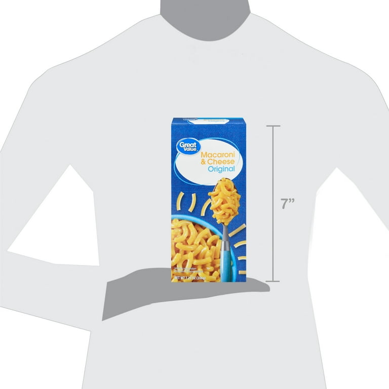 12 pack) Great Value Original Macaroni & Cheese, 7.25 oz