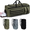 thumbnail image 6 of Gonex 130L Travel Duffel Bag for Men, 3 in 1 Extra Large Gym Bag Backpack with Shoes Compartment for Weekender Sports Workout, 6 of 9