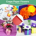 thumbnail image 4 of 10-Pack Crepe Paper, 3.3ft x 20 Inch /100 x 50cm Soft Wide Crepe Paper Streamer Sheet, Decorative Craft Streamer [Red], 4 of 7