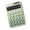 Green, variant on Solar Powered 12Digit Portable Calculator Vibrantly Color Design Responsive Button Compactly for School Work