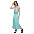 thumbnail image 4 of Moomaya WoMen's Sleeveless Maxi Dress With Trim Lace Spaghetti Strap Summer Wear, 4 of 6