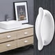 thumbnail image 4 of White Door Handle Stick Instant Drawer Knobs Self-Adhesive Handle of Cabinet Door and Window Handles for Cupboards, Drawers, Home Glass Door Creative, 4 of 5