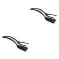 thumbnail image 2 of Guardoinrt Tourneur de Spatule en Nylon Résistant à la Chaleur Double Face pour une Cuisson Polyvalente Poignée Confortable Facile Noir 2Set, 2 of 6
