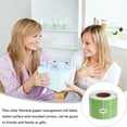thumbnail image 4 of MasteelfCA Colorful Labels Thermal Transfer Labels Printer Paper Self-Adhesive Blank Stickers for Office Kitchen Milk Tea Shop (Green), 4 of 5