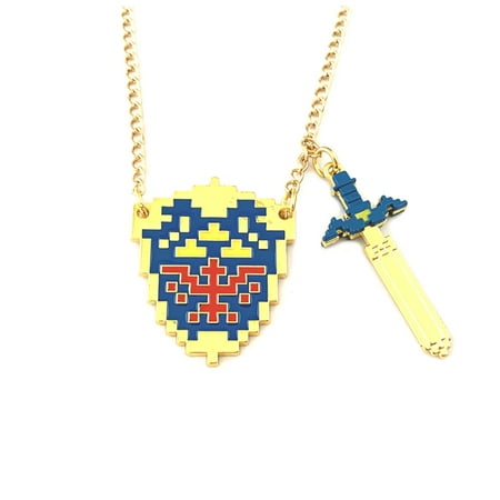 Legend of Zelda Shield Fashion Novelty Pendant Necklace Console Game Series