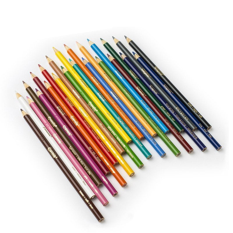 Crayola Colored Pencils, Assorted Colors, School Supplies, 24 Count 