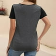 thumbnail image 3 of breaise Nursing Tops for Breastfeeding,Women's Double Layer Breastfeeding shirts Summer Short Sleeve Postpartum Clothes Comfortable Loose-Fit Mama Clothes, 3 of 5