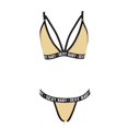 thumbnail image 2 of Gibobby Ropa interior mujer sexy Conjunto Lencería Tanga Y Bralette con Relleno Stretch Encaje Moda Push Up, Brasier y Pantie Nightwear Pantys Sexy(Beige, XG), 2 of 4
