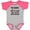 Baseball Heather and Hot Pink, variant on Daddy Still Plays with Trucks Boys Baby Bodysuit