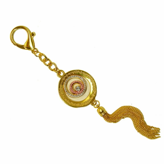 Feng Shui Trinity Circle Keychain