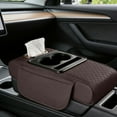 thumbnail image 4 of erfcxs 2026 Center Console Cover 4 In 1 Center Armrest Cushion With Cup Holder & Phone Holder Universal Armrest Storage Protector For Vehicles (7 Styles), 4 of 4