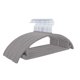 thumbnail image 3 of Arco de flocado semicircular sin costuras antideslizante ángulo anti-hombro no puede permitirse el lujo de empacar percha de ropa para el hogar de gamuza, 3 of 6