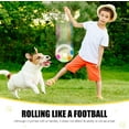 thumbnail image 6 of Dog Toy Soccer Ball with Handles, 5.11In Interactive Squeaky Floating Ball for Toss and Fetch Play, Suitable for Water Play Training and Outdoor Games, 6 of 11